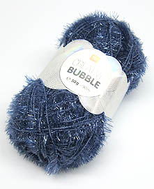 Bubble Garn 50g 90m blau